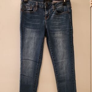 Dark blue denim jeans
